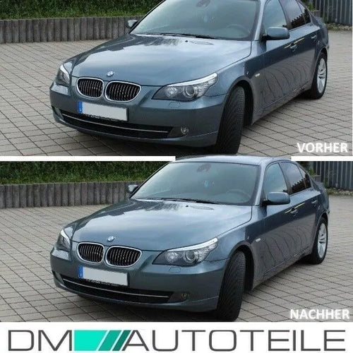 2 x set fendinebbia BMW E60 E61 smoke Nero LCI Facelift 07-10+ lampadine H8