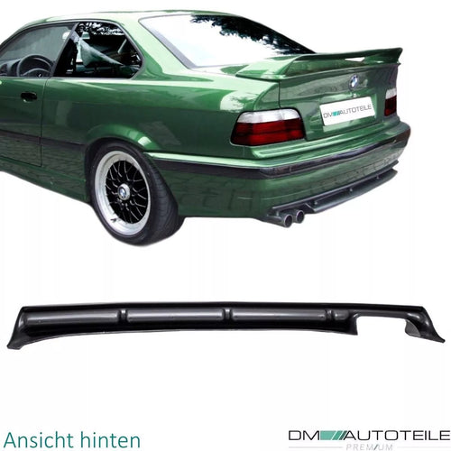 Diffusore posteriore diffusore paraurti per BMW E36 Coupe Cabrio berlina
