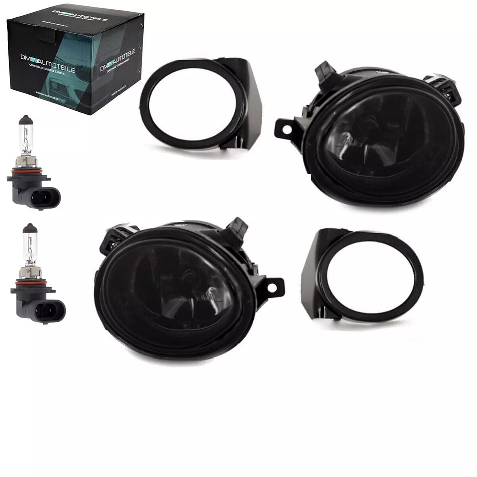 Set fendinebbia HB4 per BMW E46 E39 M M Sport3 M5 Smoke Black fumo