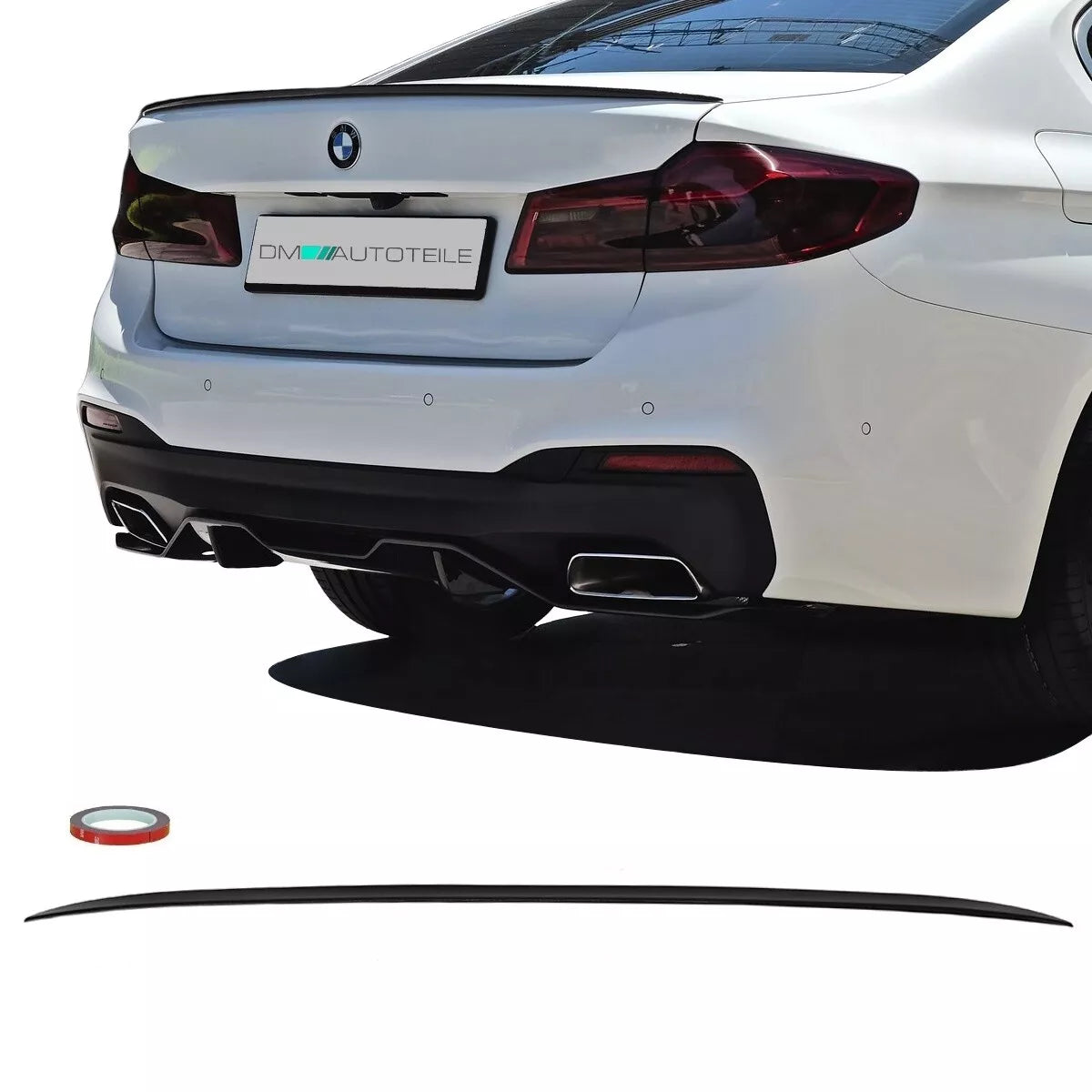 Spoiler Posteriore Posteriore effetto carbonio per BMW G30