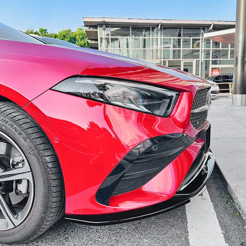 SPOILER ANTERIORE SPOILER NERO per Mercedes W177 Classe A cura del modello