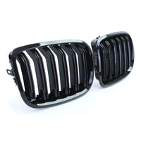 Griglia Sport doppia barra prestazioni lucida adatta, per BMW X5 E70 X6 E71