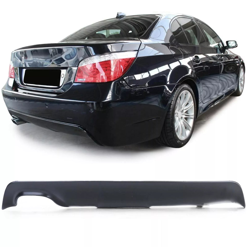 Diffusore posteriore Performance nero opaco per BMW Serie 5 E60 E61 03-10