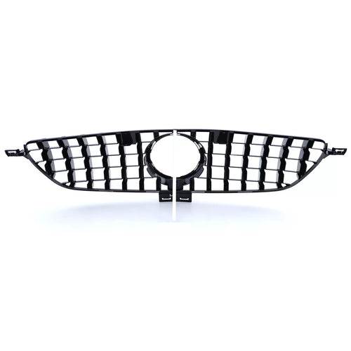 Griglia radiatore sportiva nera lucida adatta, per Mercedes GLE W166 15-19