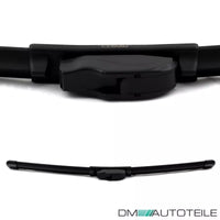 2x Spazzole Tergicristallo Flat Blade Silence Lunghezza 475mm per Modelli BMW