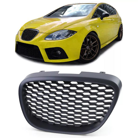 Griglia radiatore sportiva a nido d'ape per Seat Leon 1P Altea Toledo 5P 04-09