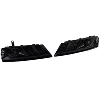 Griglia a nido d'ape mascherine paraurti lucido per Audi A4 B9 15-19