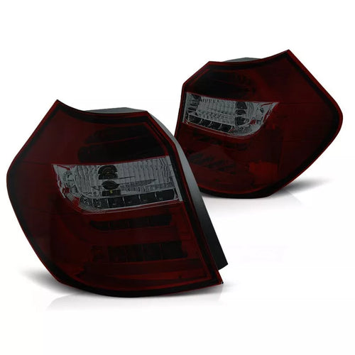 Fanali posteriori LED rosso/fumo per BMW Serie 1 E87/E81 04-07
