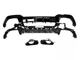 DIFFUSORE + MASCHERINE SCARICO NERO per BMW SERIE 3 G20/G20 2019-2022 con M