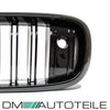 Set doppia barra Griglia Nero Lucido per BMW X5 F15 X6 F16 con fotocamera