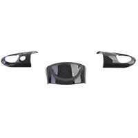 Mascherine volante vero carbonio set 3 pezzi adatte per Mini R55 R56 R57 R58 R59