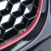 Griglia a favi Sport senza emblema + barra rossa per VW Golf 5 GTI 03-09