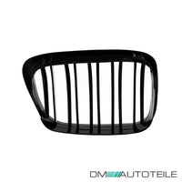 Griglia doppia barra per BMW Serie 5 E39 Nero Lucido + M M5
