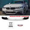Spoiler bianco e Nero verniciato per BMW F32 F33 F36 M Sport