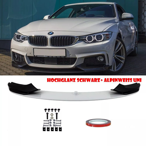 Spoiler bianco e Nero verniciato per BMW F32 F33 F36 M Sport