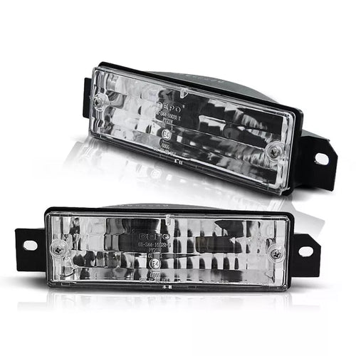 Set frecce anteriori frecce cromate per BMW Serie 3 E30 tutte Facelift 1987-1994