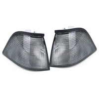 Coppia frecce nere fumo adatte, per BMW Serie 3 E36 Coupe Cabrio 91-99