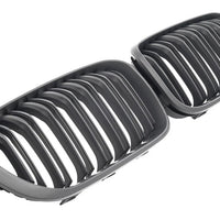 per BMW SERIE 1 F20 F21 GRIGLIA RADIATORE DOPPIO PONTE NERO OPACO 2015-2019
