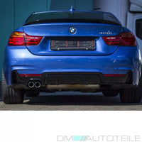 Spoiler Posteriore Shadow Line Nero per BMW F32 Coupe
