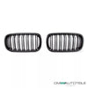 per BMW X5 F15/X6 F16 anno 13-17 doppia barra griglia Nero Lucido