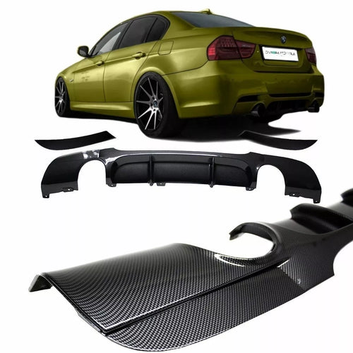 Diffusor CARBON GLANZ passend für BMW E90 E91 für M-Paket 335