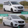 Griglia nera lucida per Mercedes Vito W447 + fotocamera 14-19 Panamericana GT