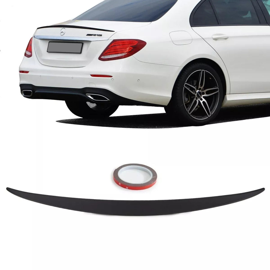Spoiler Posteriore Nero Opaco + set 3M per Mercedes Classe E W213 e AMG