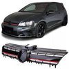 Griglia radiatore Performance Nero + barra rossa per VW Golf 7 + GTI 12-17