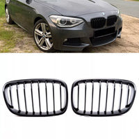 SET Griglia Nero Opaco per BMW Serie 1 F20 F21 2011-2015