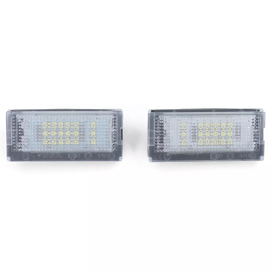Luci targa LED bianche 6000K adatte, per BMW E46 berlina Touring 98-03