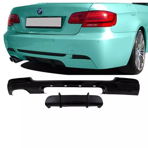 Diffusore posteriore Nero Lucido per BMW Serie 3 E92 E93 M Sport