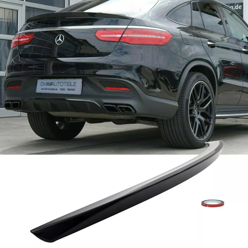 Spoiler Posteriore bagagliaio Lucido Nero per Mercedes GLE Coupe C292