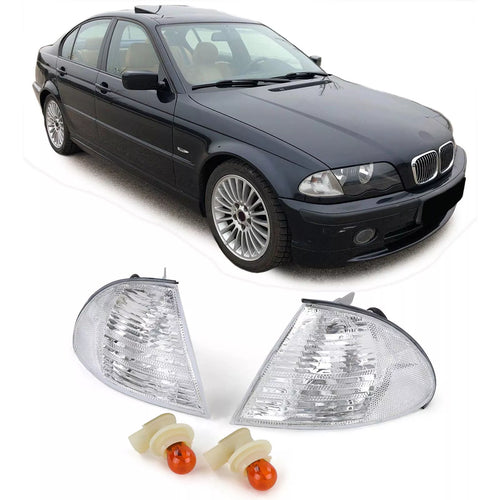 Coppia frecce bianche destra sinistra BMW Serie 3 E46 berlina Touring 98-01
