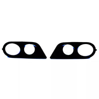 Parafanghi fendinebbia paraurti nero lucido, per BMW Serie 3 E46