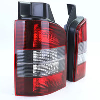 Coppia fanali posteriori rosso nero per VW T5 bus + furgone + portellone 03-09