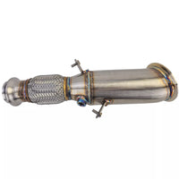 Tubo Scarico downpipe acciaio inox racing BMW Serie 3 F30 F31 N26 320i 328i
