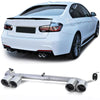 terminali look duplex adatti, per BMW F30 F31 318 320 F32 F33 F36 418 420