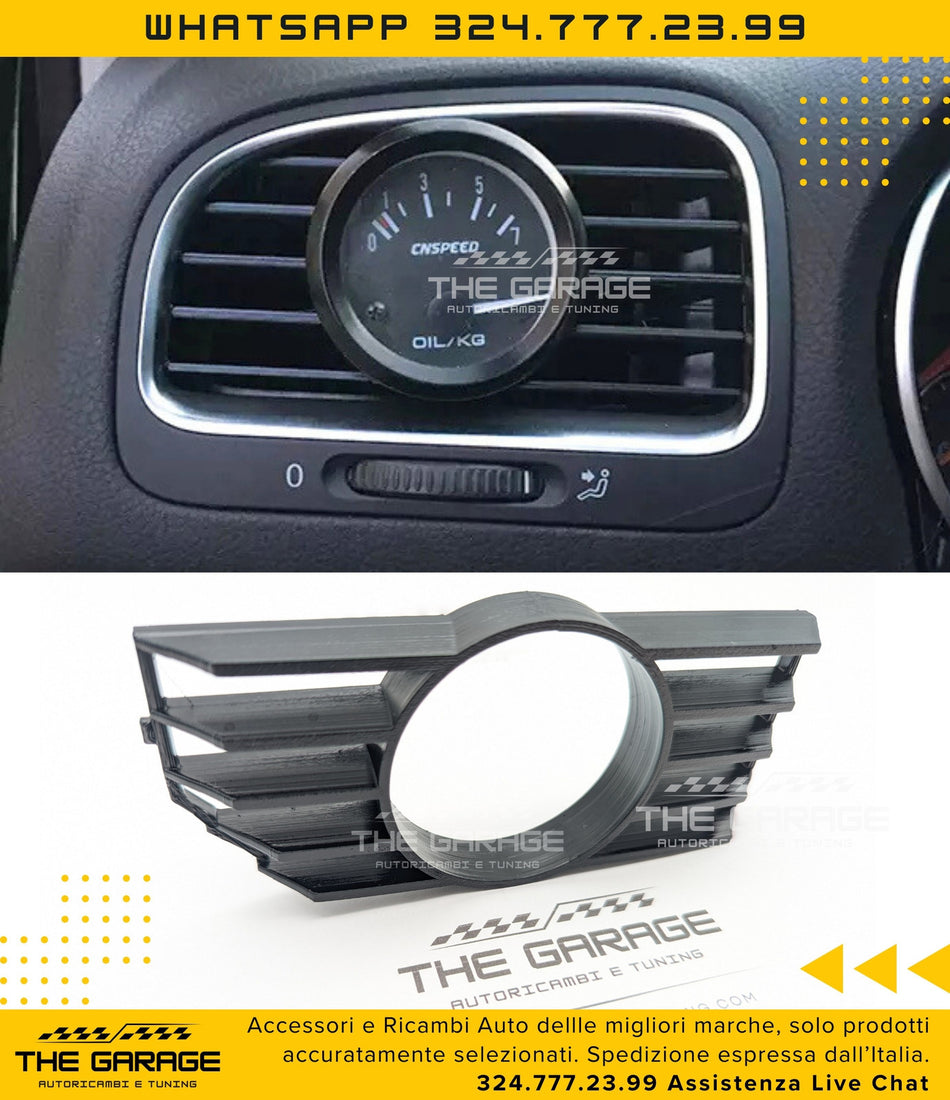Porta Manometro✨VW GOLF  6✨52mm Gauge Pod Boost Supporto in ASA - QUALITA' TOP