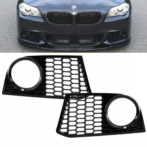 Griglia paraurti griglia nera lucida per BMW Serie 5 F10 F11 M 10-13