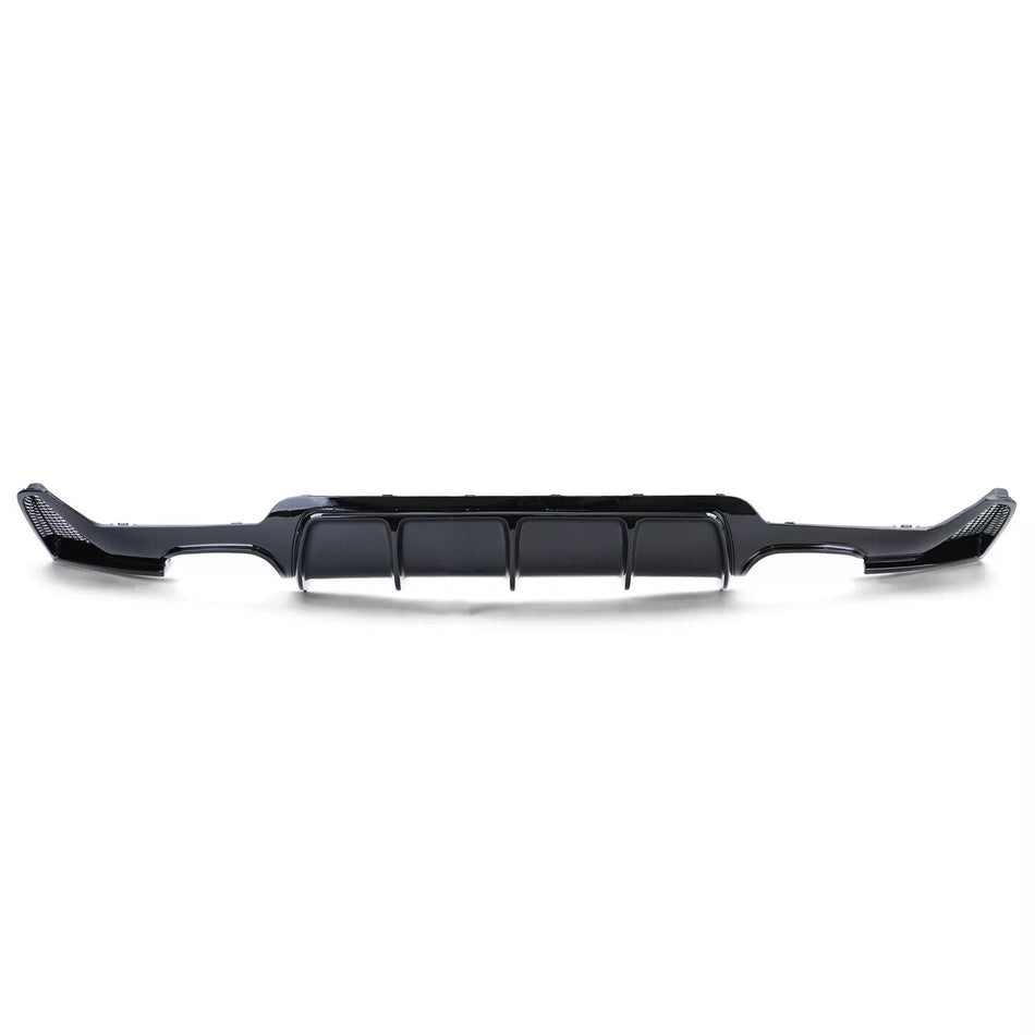 Diffusore posteriore,performance lucido doppio tubo,per Serie 4 BMW F32 F33 F36