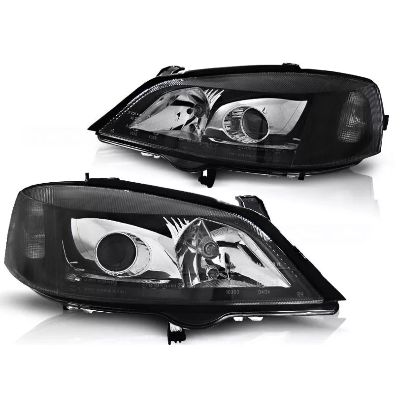 Fari Xenon Nero per Opel Astra G 1998 al 2004