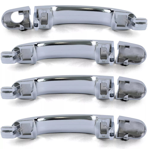 Set 4 maniglie porte esterne cromate da sostituire per VW Bus T5 03-09 Multivan