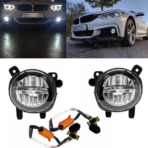 2 x set fendinebbia LED vetro per BMW F30 F31 F20 F21 F32 F33 F36