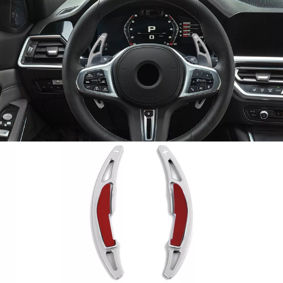 Altalene Paddles Alluminio Argento adatte per BMW M2 F87 M3 F80 M4 F82 F83