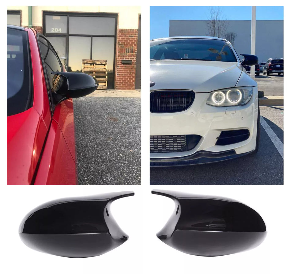 Coprispecchietti nero sport da sostituire per BMW E87/E81/E82/E88 + E90