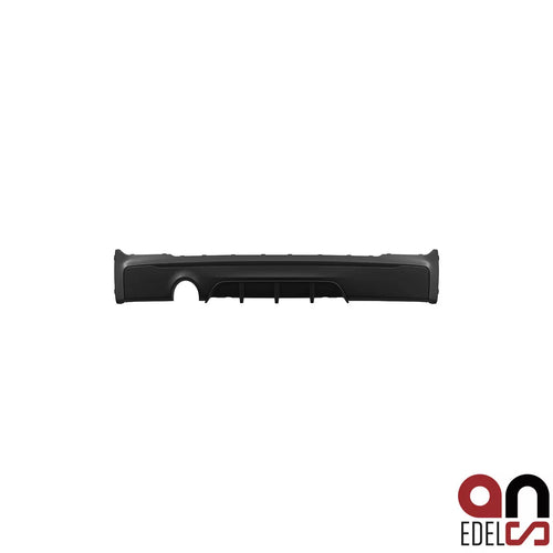 Diffusore posteriore 1 tubo Nero per BMW Serie 2 F22 F23 M Sport