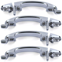 Set 4 maniglie porte esterne cromate da sostituire per VW Bus T5 03-09 Multivan
