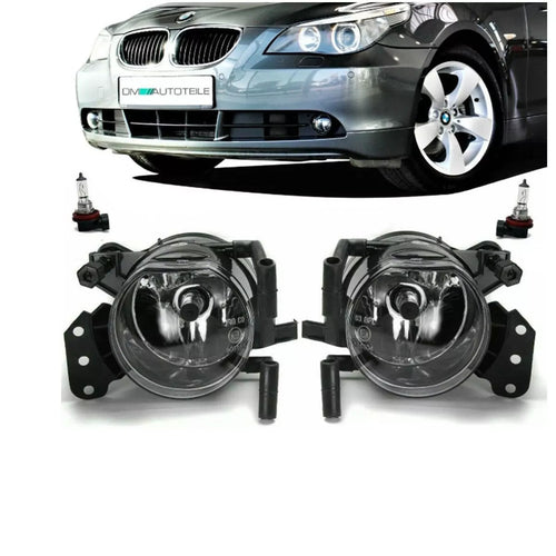 SET FENDINEBBIA VETRO HB4 per BMW Serie 5 E60 E61 E90 E91 E63 E64 X3 E83