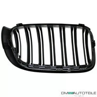 Set Griglia doppia barra griglia anteriore nera lucida per BMW X3 F25 X4 F26