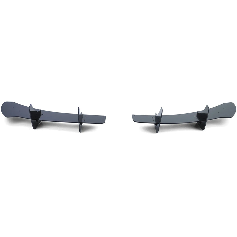 Diffusore posteriore sportivo splitter nero lucido per VW Golf 6 R20 08-13